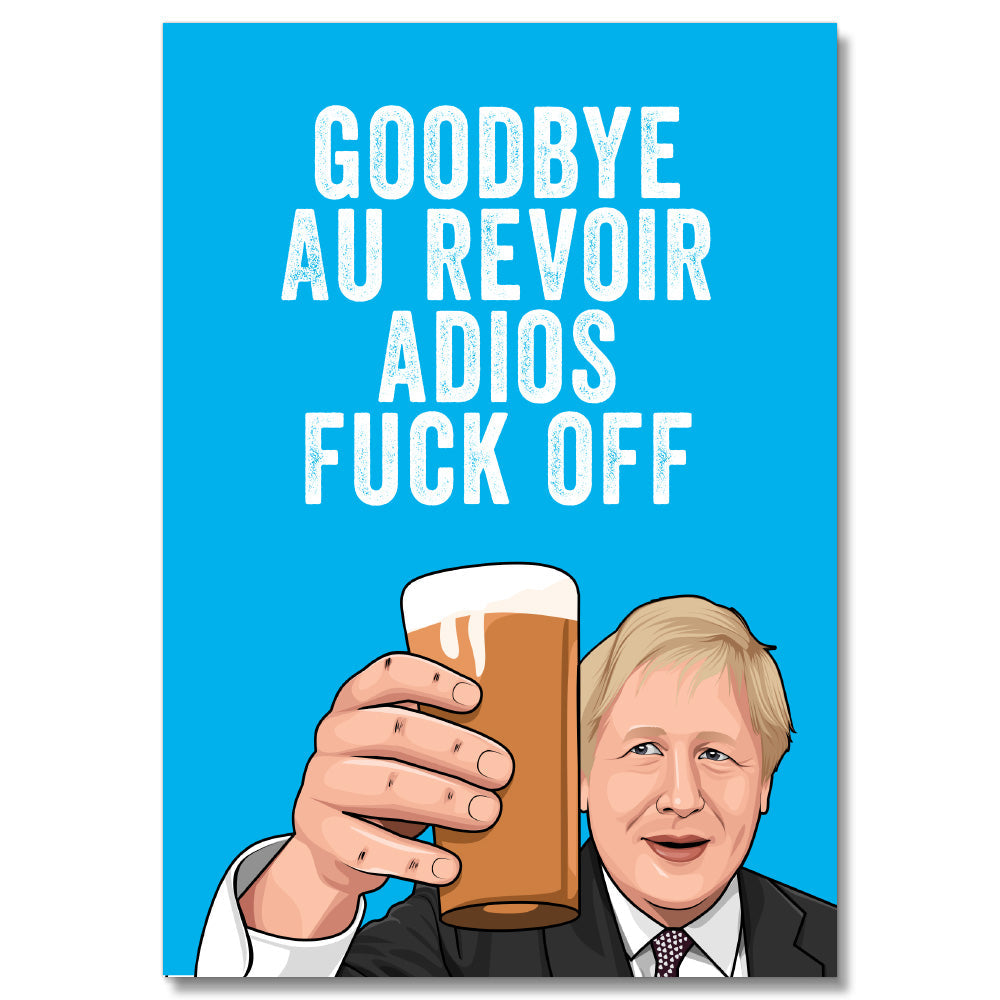 Fuck Off New Job Boris Card PACK OF 6 #1 image